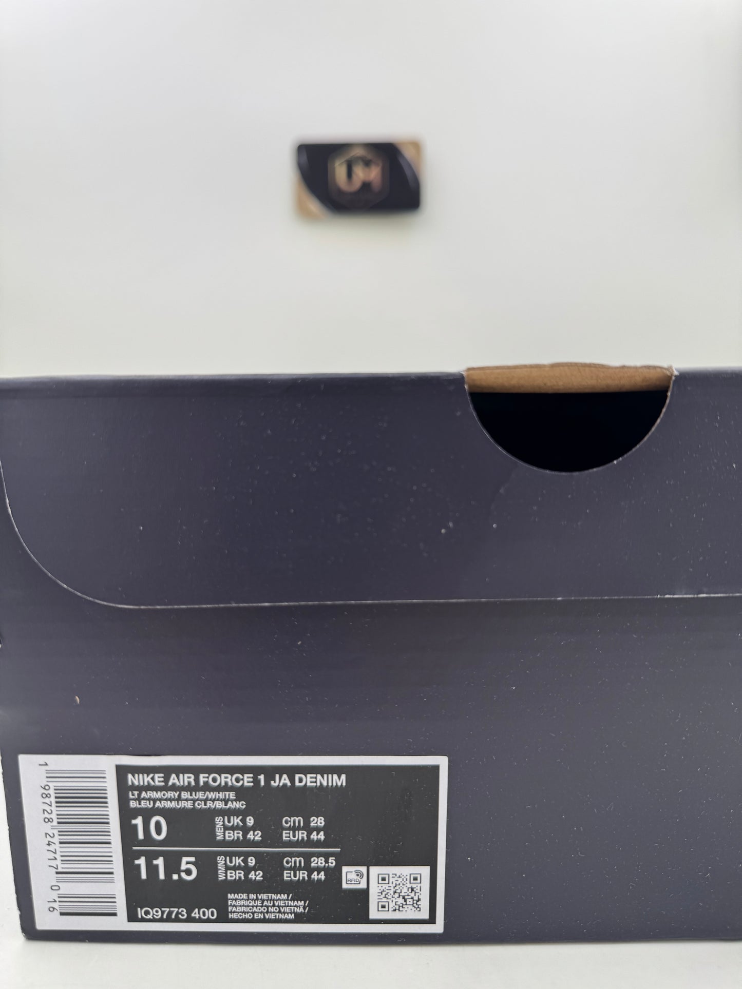 Nike x Ja Morant x Air Force 1 ‘Denim Light Armory Blue’ | Size 10