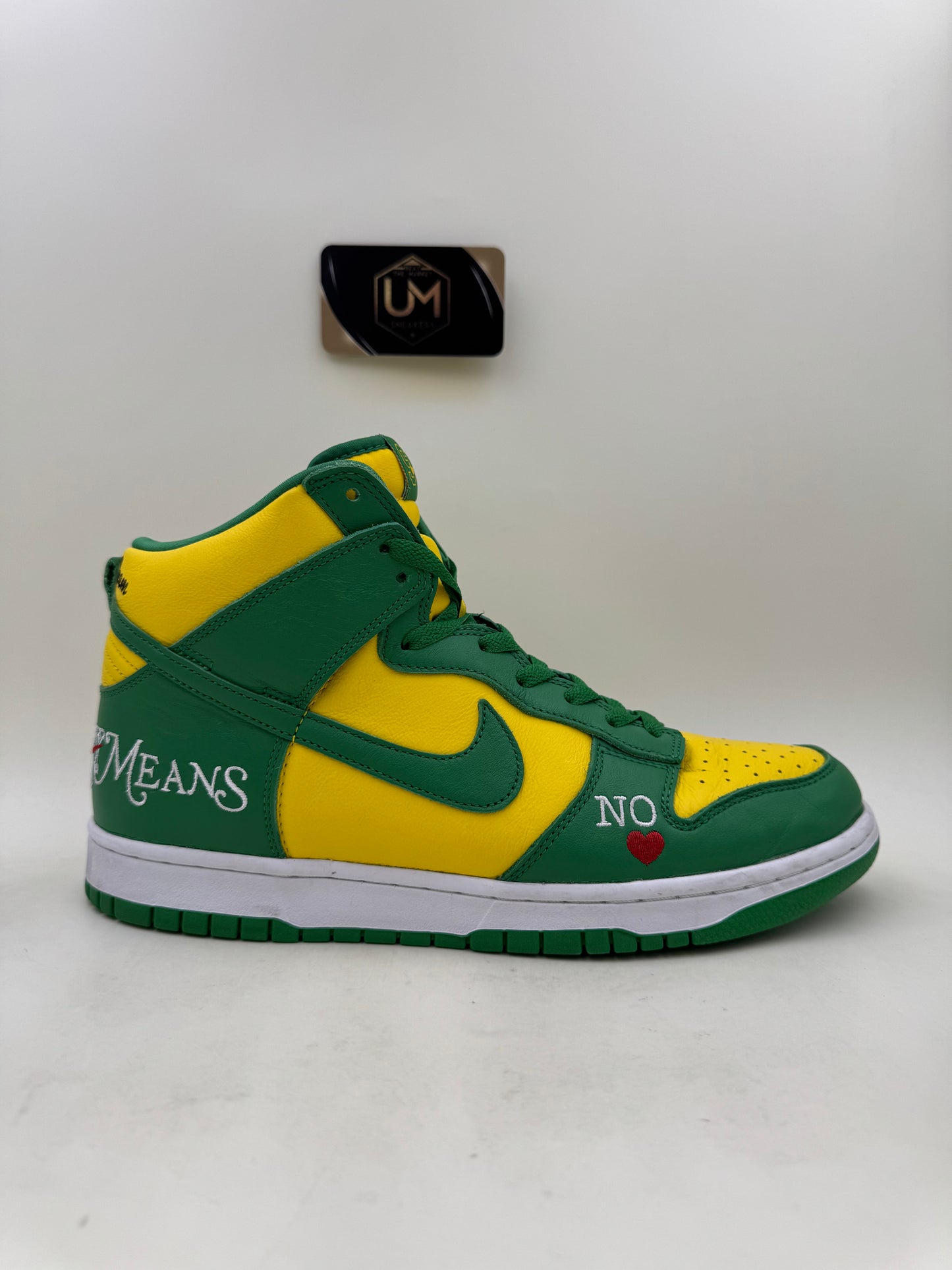 Supreme x Nike Dunk High SB ‘By Any Means - Brazil’ | Size 10