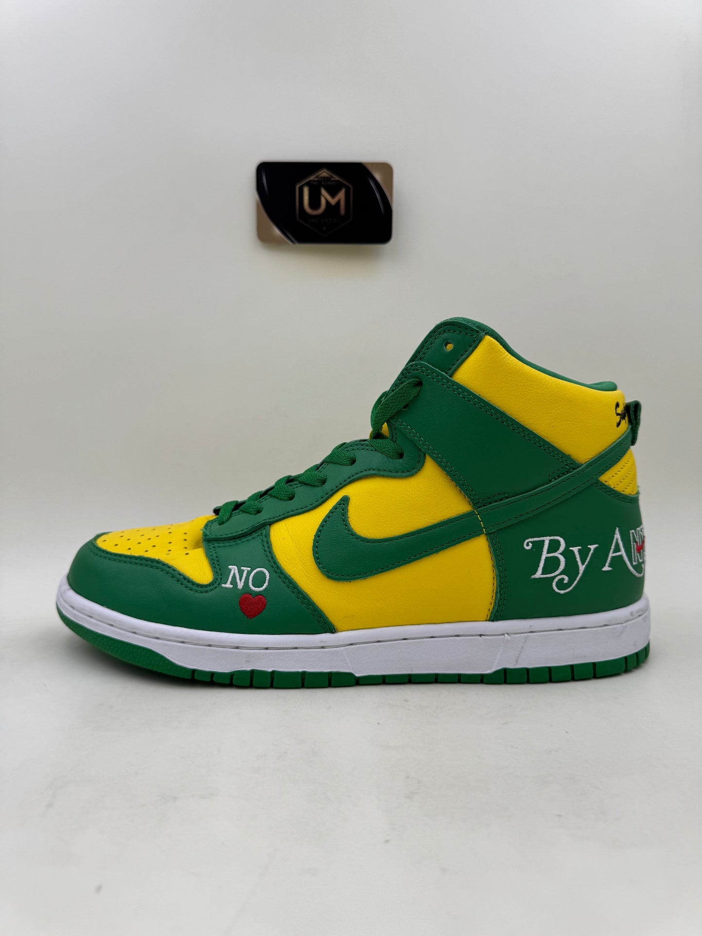 Supreme x Nike Dunk High SB ‘By Any Means - Brazil’ | Size 10