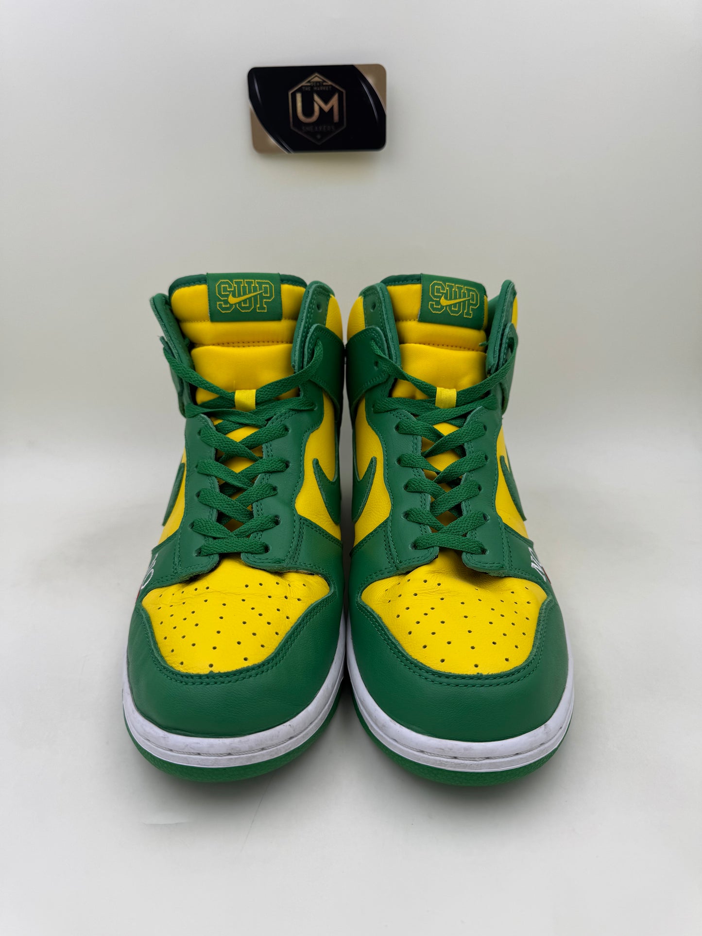 Supreme x Nike Dunk High SB ‘By Any Means - Brazil’ | Size 10