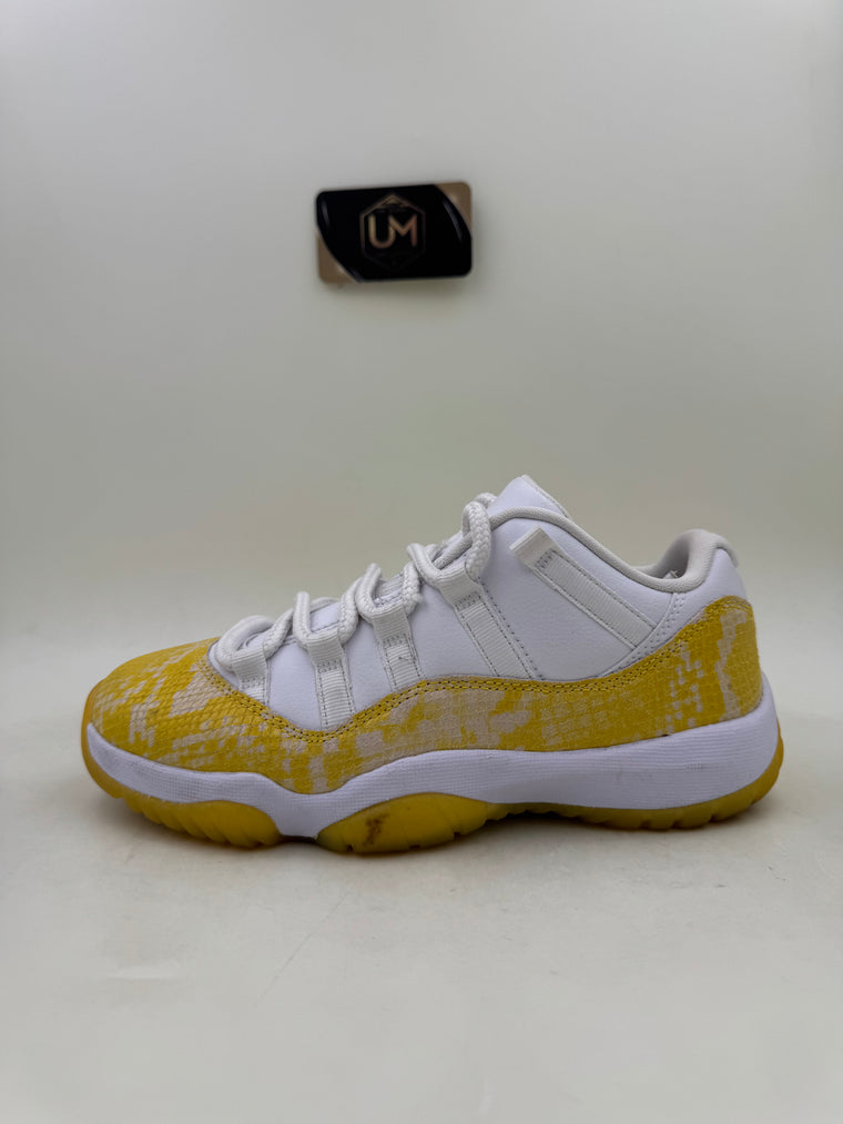 Jordan 11 Low 'Yellow Snakeskin'