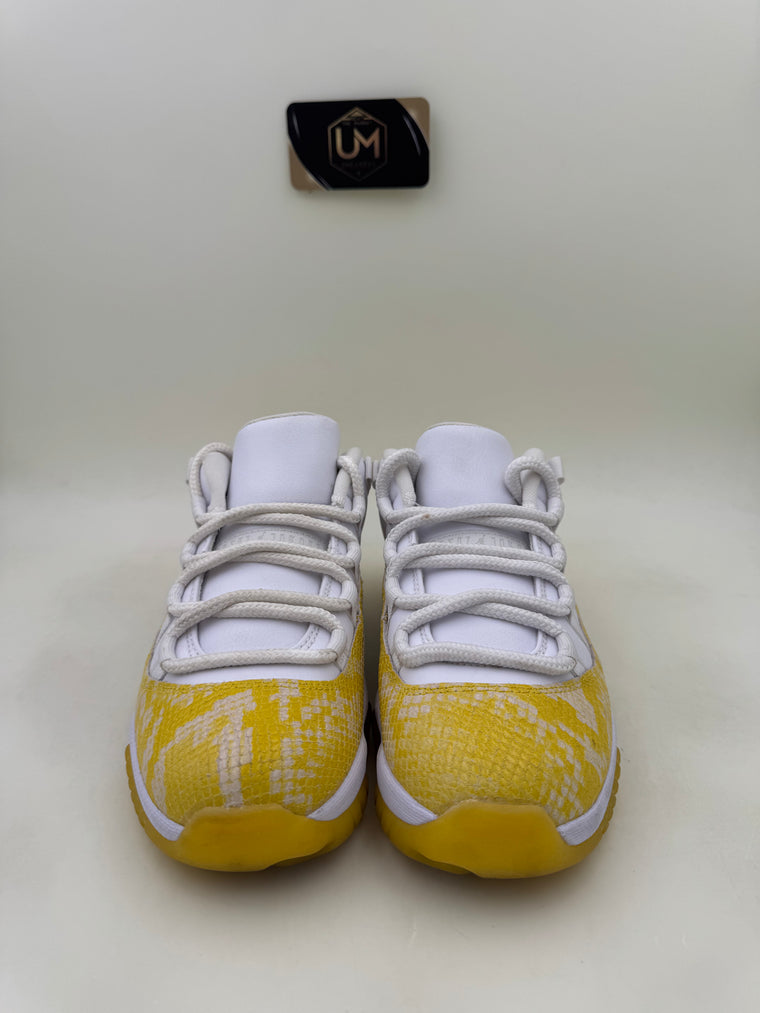 Jordan 11 Low 'Yellow Snakeskin'