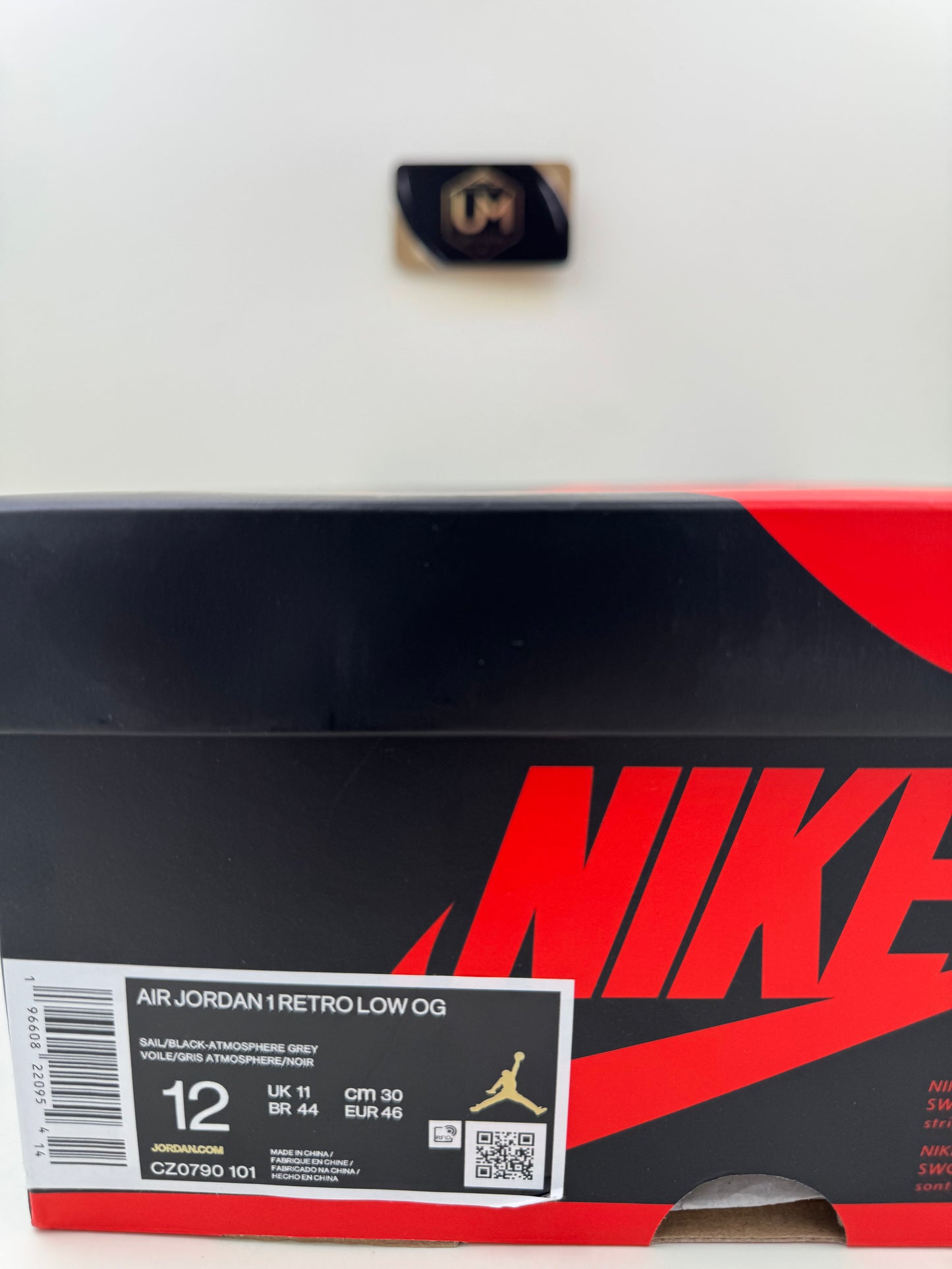 Jordan 1 Low ‘Atmosphere Grey’ | Size 12