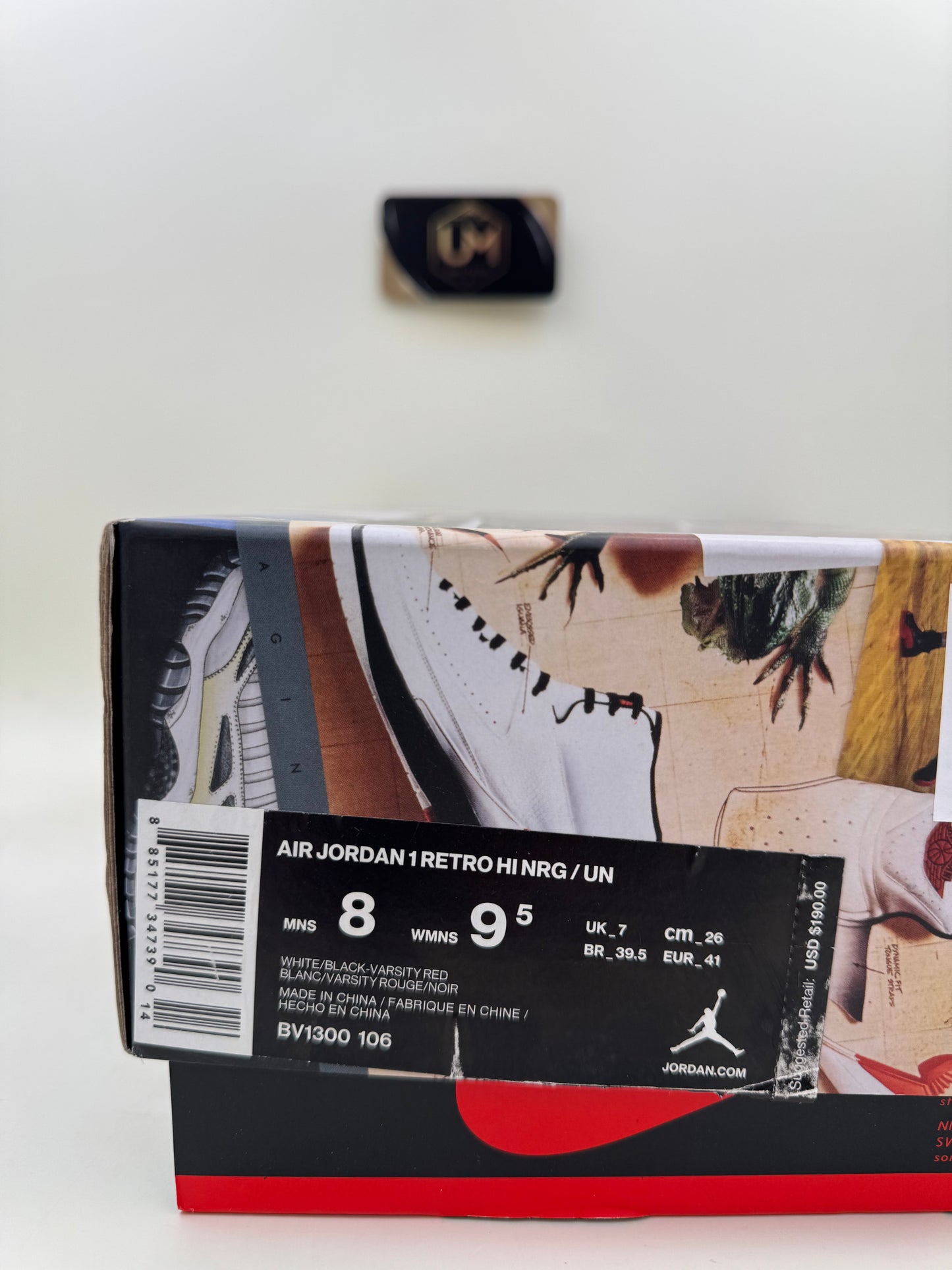 Union LA x Jordan 1 High NRG ‘Black Toe’ | Size 8