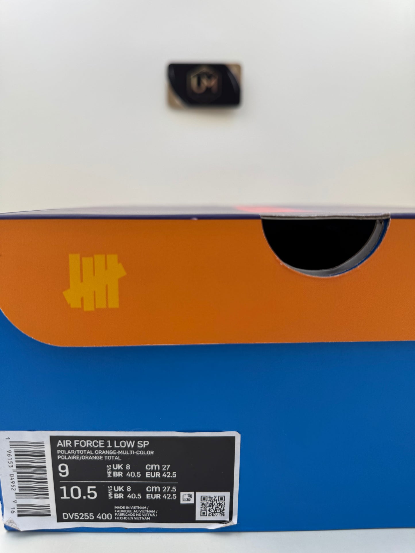 Undefeated x Air Force 1 Low ‘Total Orange’ | Size 9