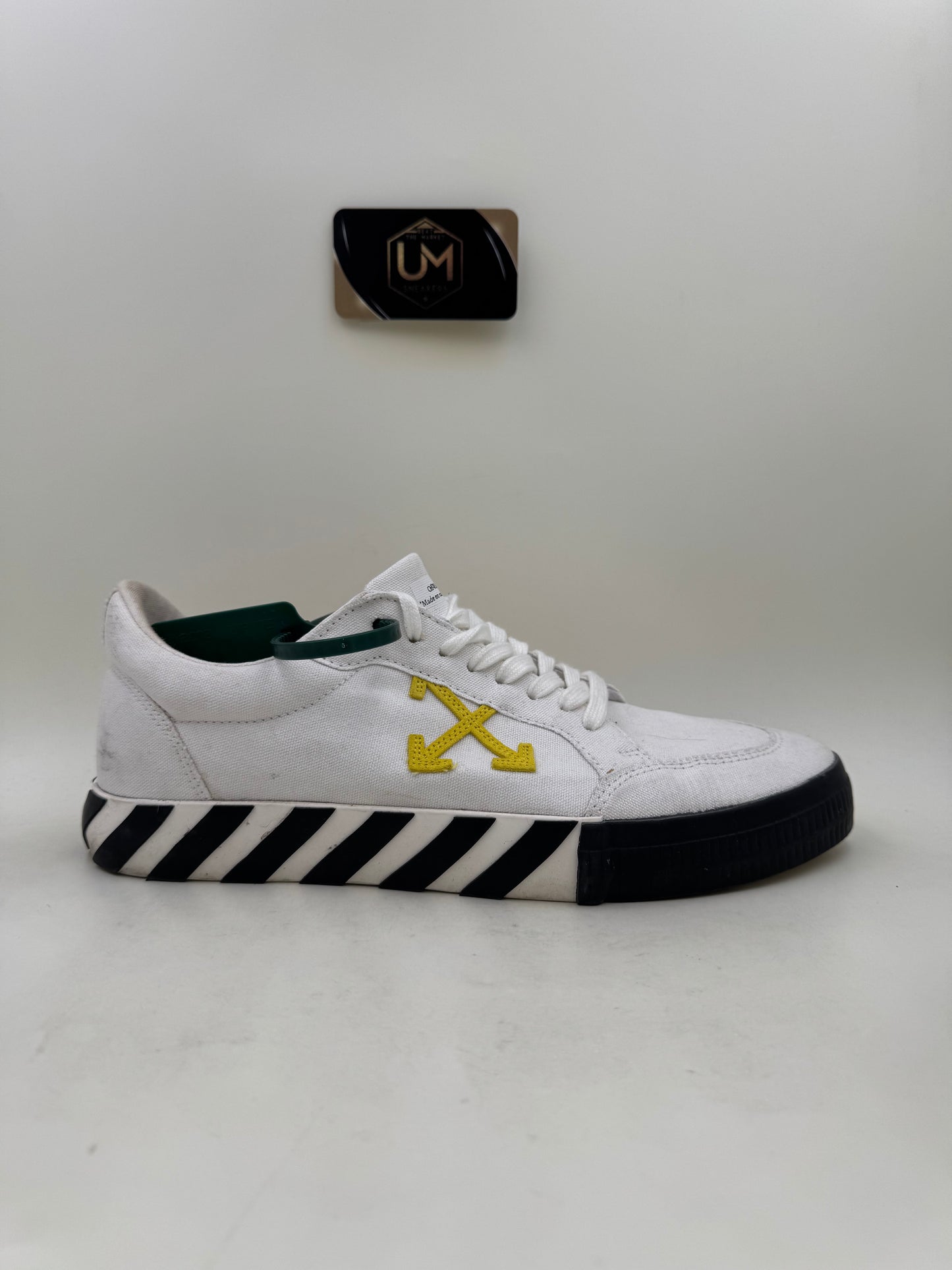Off-White Vulc Sneaker ‘White Yellow Black’ | Size 45