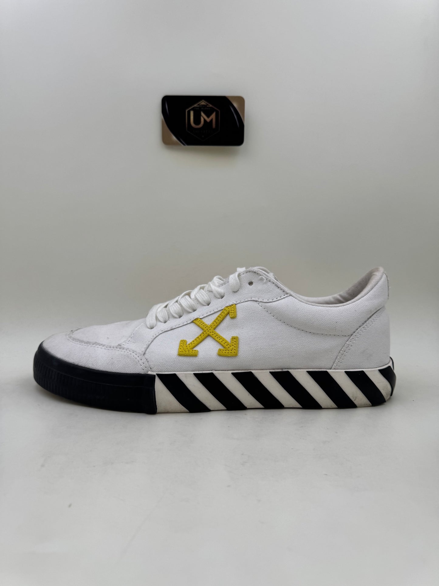Off-White Vulc Sneaker ‘White Yellow Black’ | Size 45