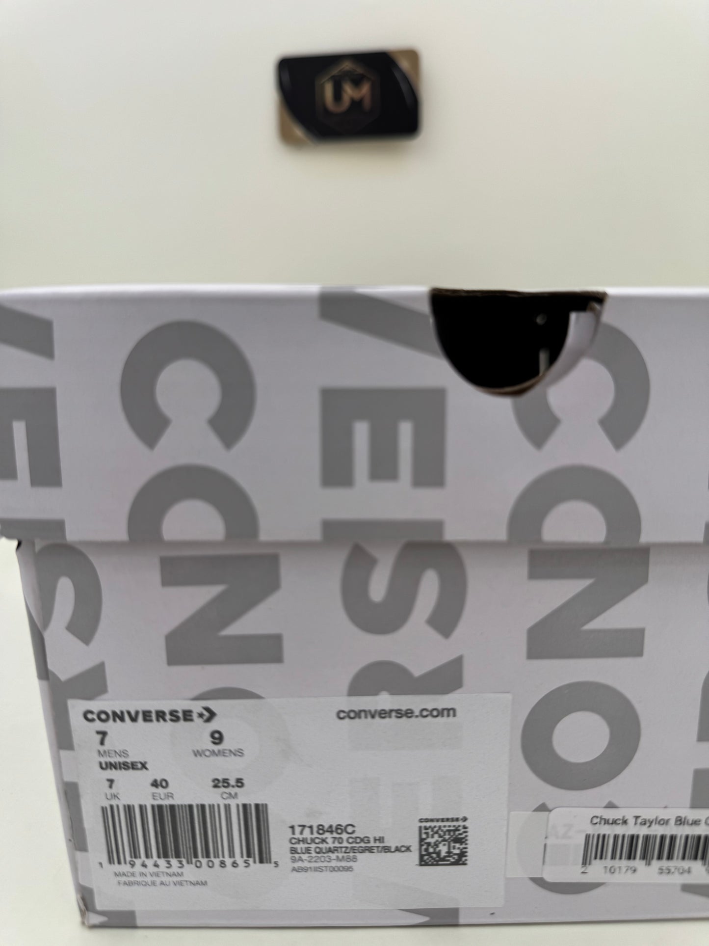 Comme de Garçons PLAY x Converse Chuck ‘Blue Quartz’ | Size 7