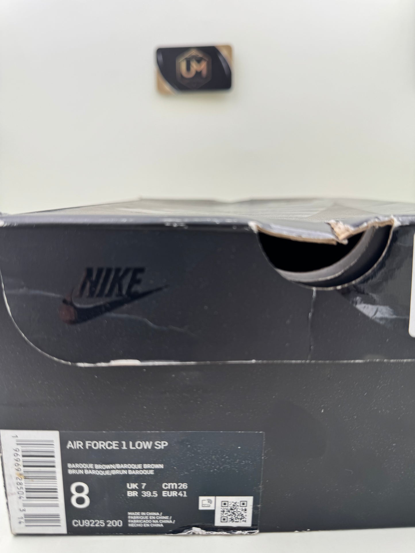 Supreme x Nike Air Force 1 Low ‘Box Logo - Baroque Brown’ | Size 8
