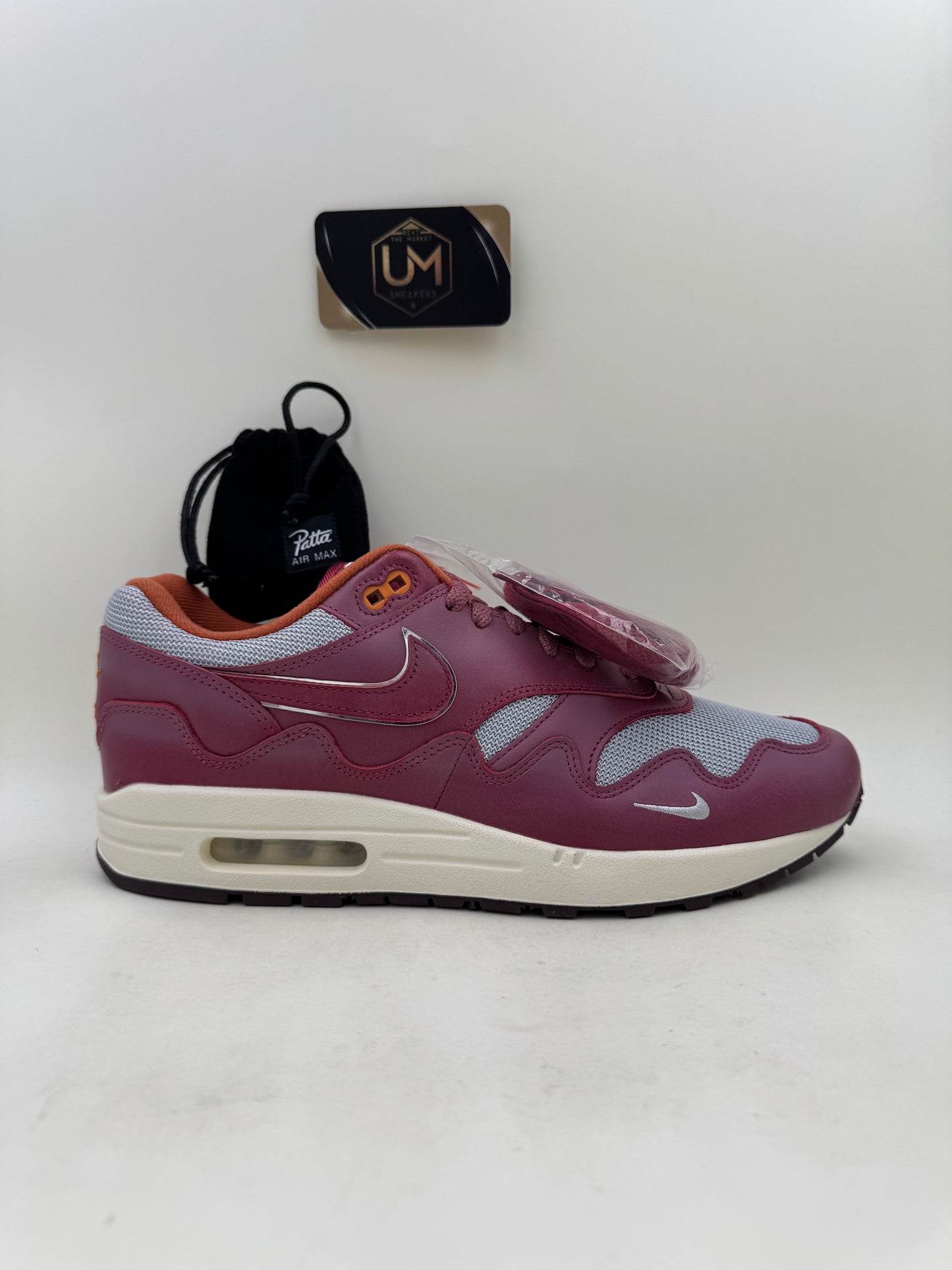 Patta x Nike Air Max 1 ‘Rush Maroon’ | Size 11