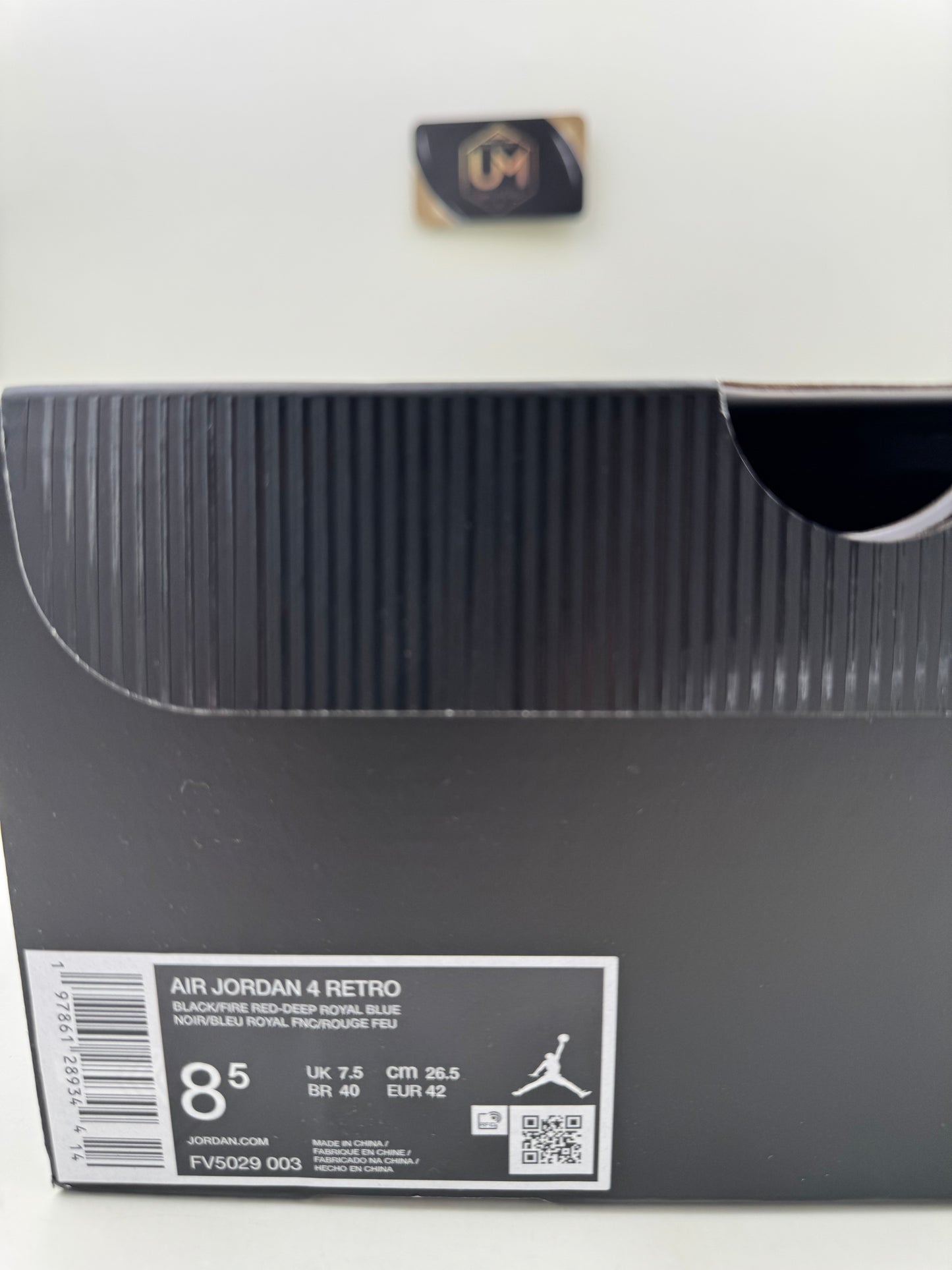 Jordan 4 ‘Rare Air - White Lettering’ | Size 8.5