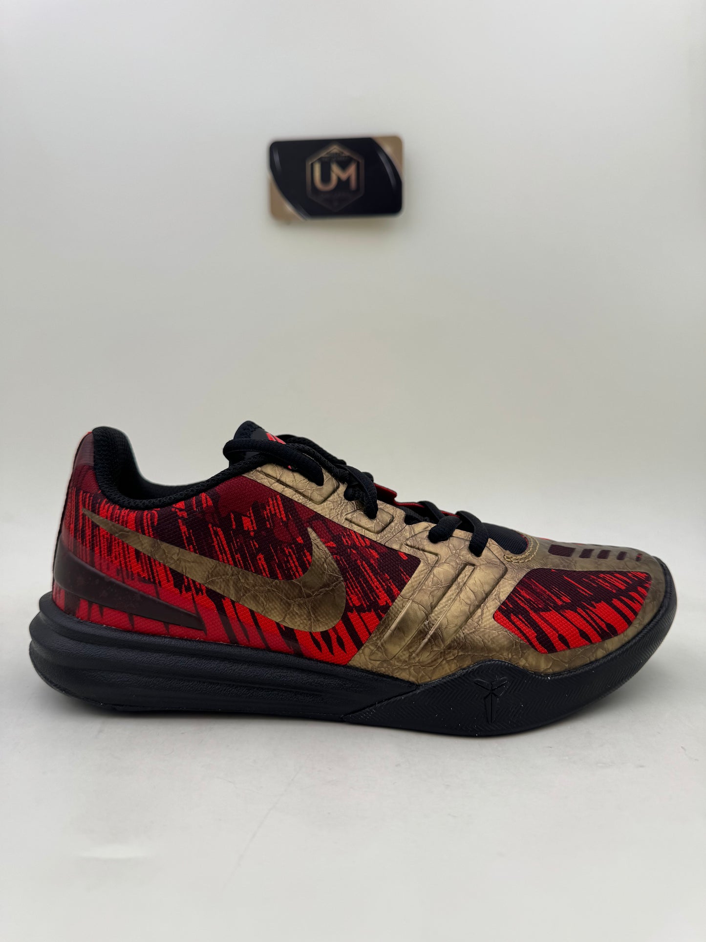 Nike KB Mentality ‘Black Gold Red’ | Size 6