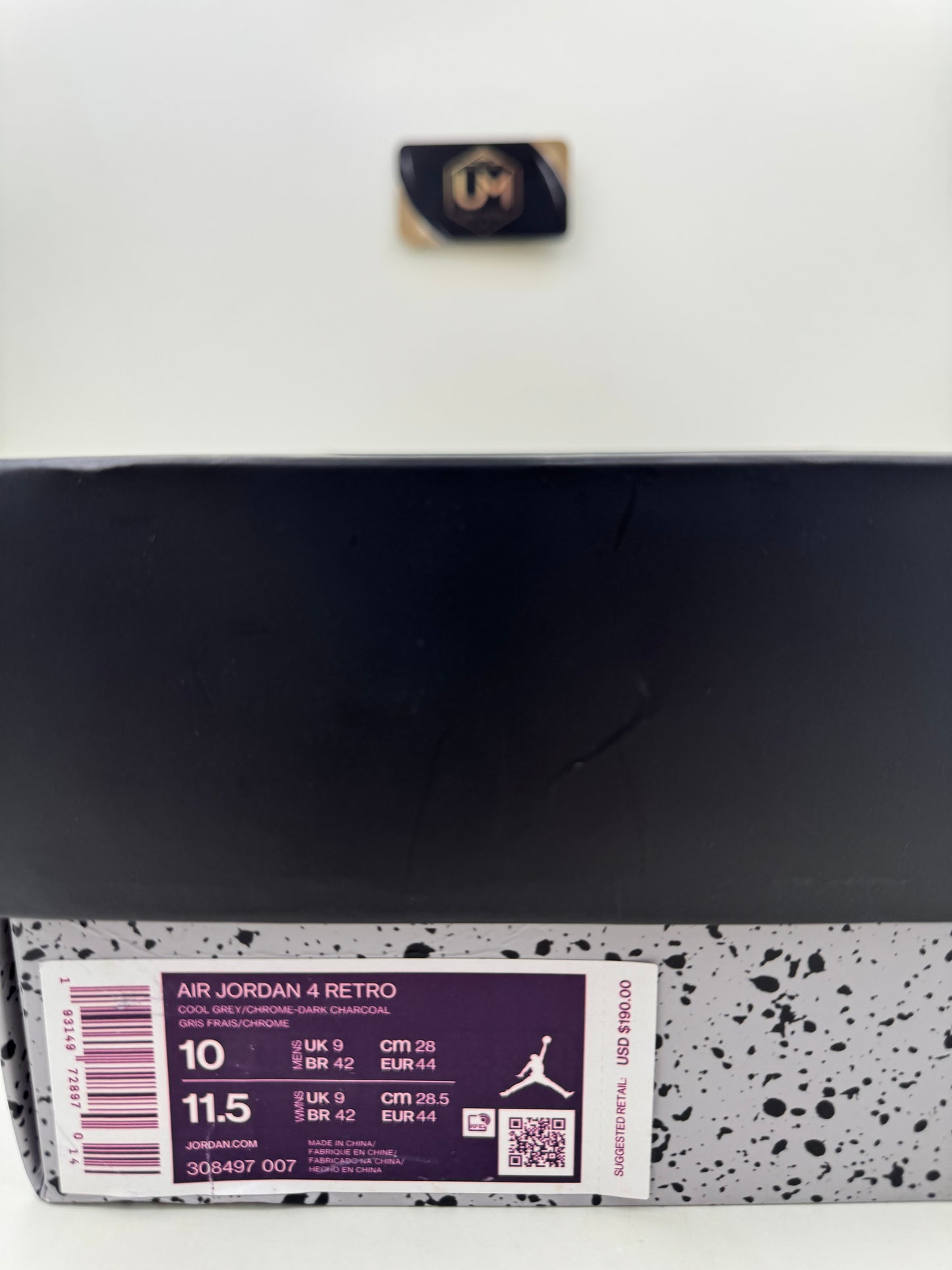 Jordan 4 ‘Cool Grey’ 2019 | Size 10
