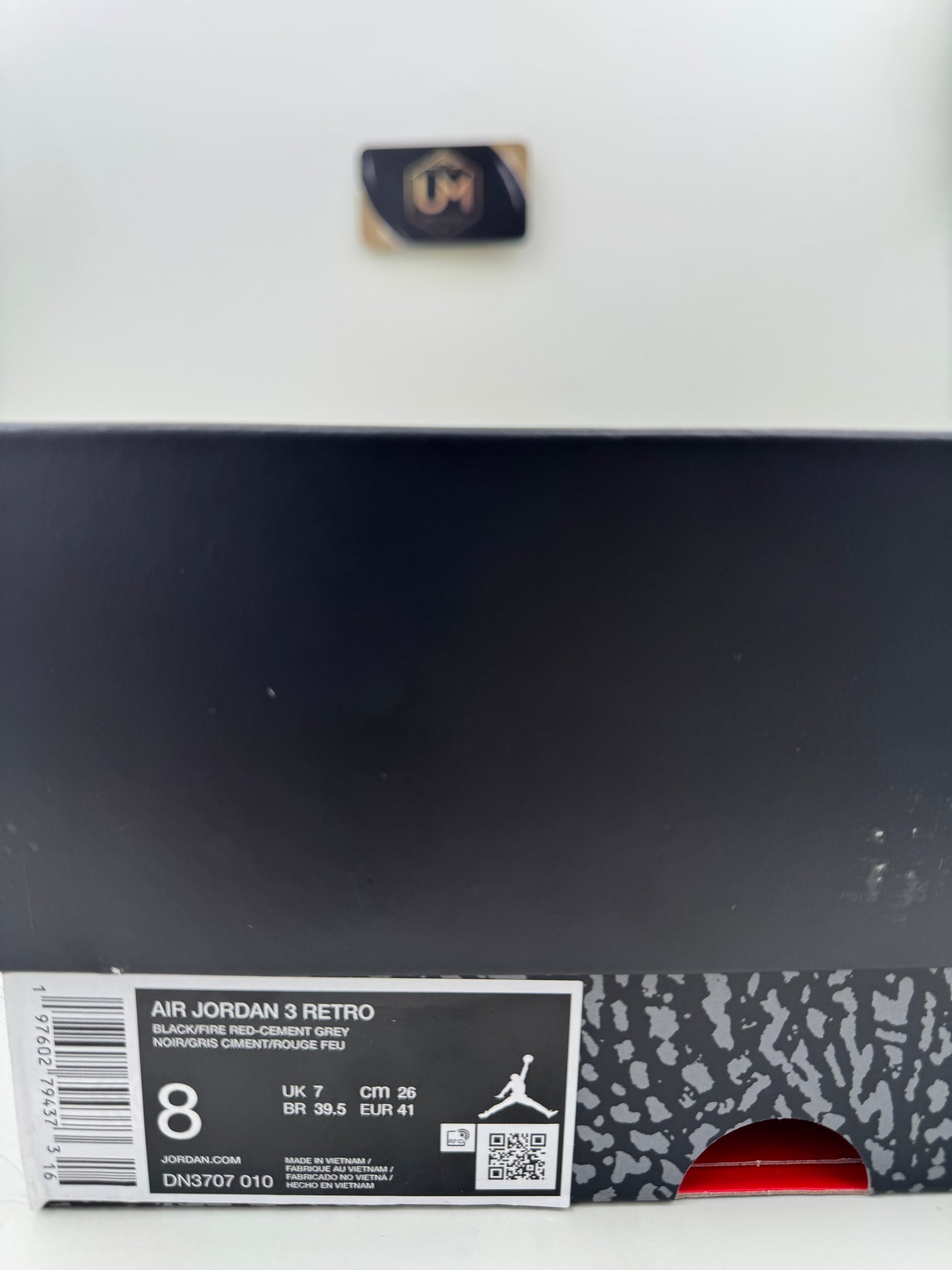 Jordan 3 ‘Black Cement’ 2024 | Size 8