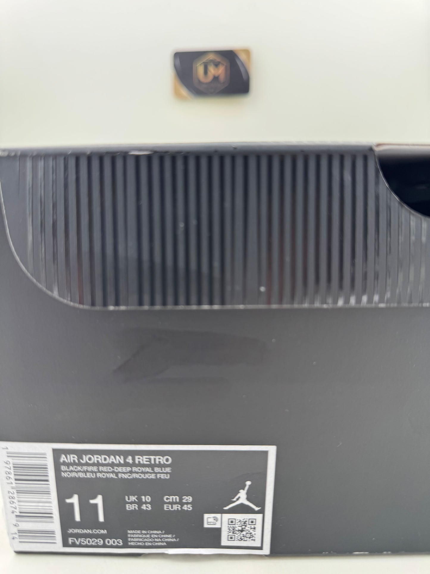 Jordan 4 'Rare Air - White Lettering' | Size 11