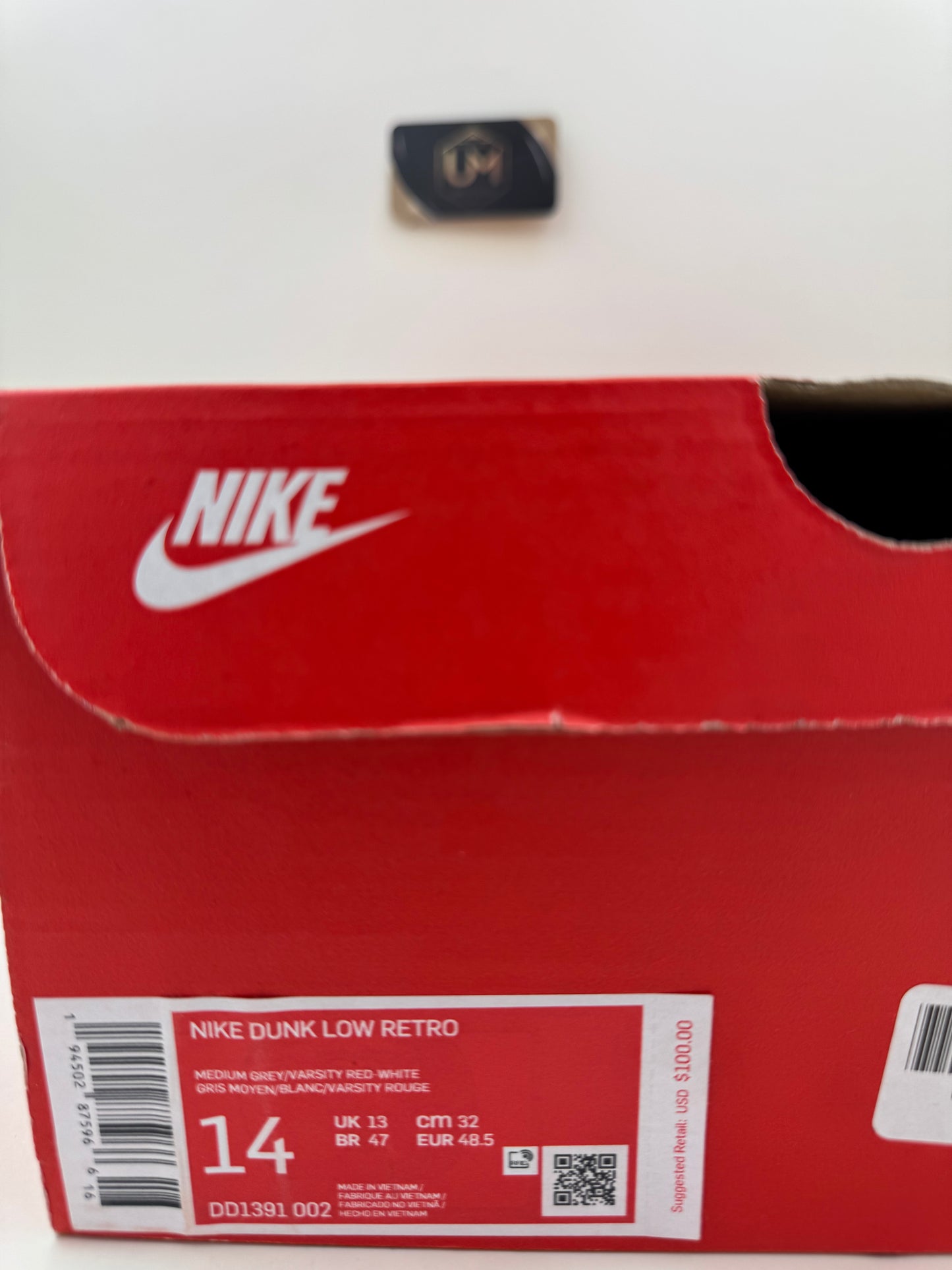 Nike Dunk Low 'UNLV' 2021 | Size 14