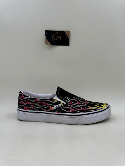 Vans Classic Slip-On 'Mash Up Flames' | Size 9