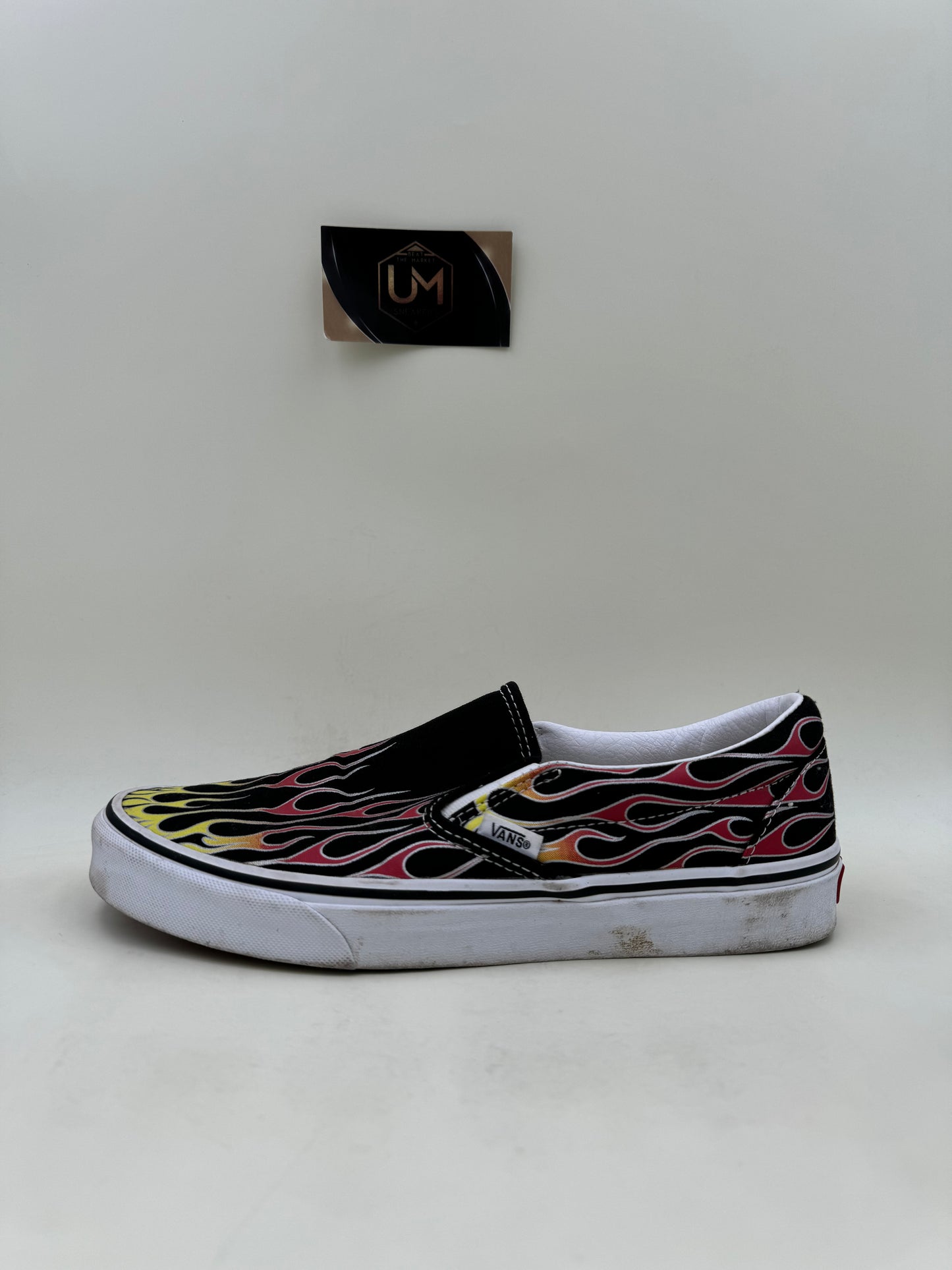 Vans Classic Slip-On 'Mash Up Flames' | Size 9