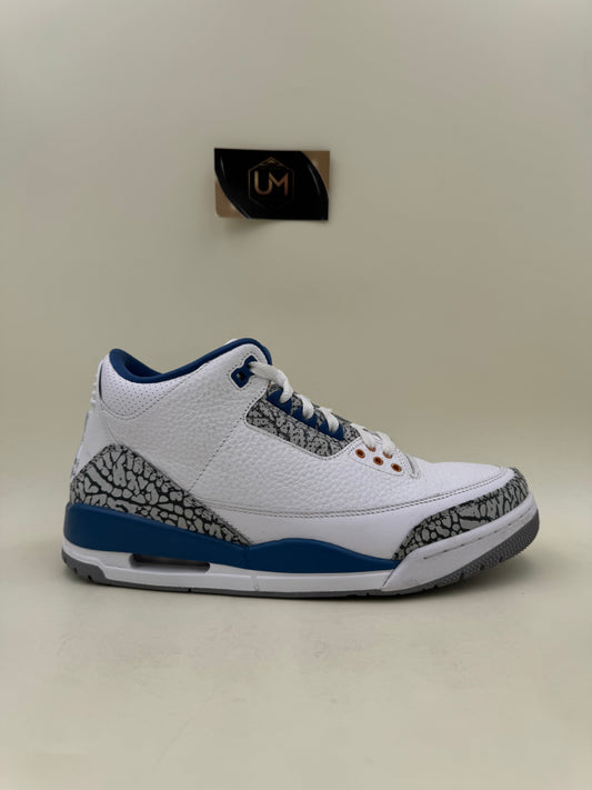 Jordan 3 'Washington Wizards' | Size 9.5