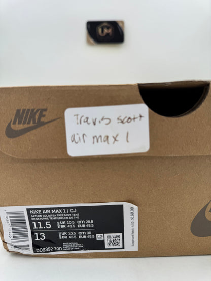 Travis Scott x Nike Air Max 1 ‘Saturn Gold’ | Size 11.5