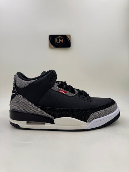 Levi’s x Jordan 3 SP ‘Black Denim’ | Size 7.5