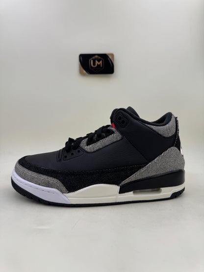 Levi’s x Jordan 3 SP ‘Black Denim’ | Size 7.5