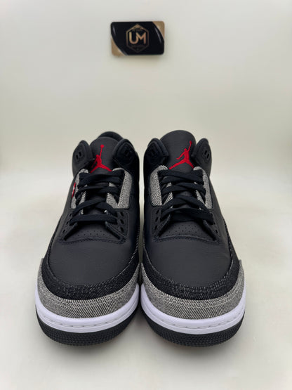 Levi’s x Jordan 3 SP ‘Black Denim’ | Size 7.5