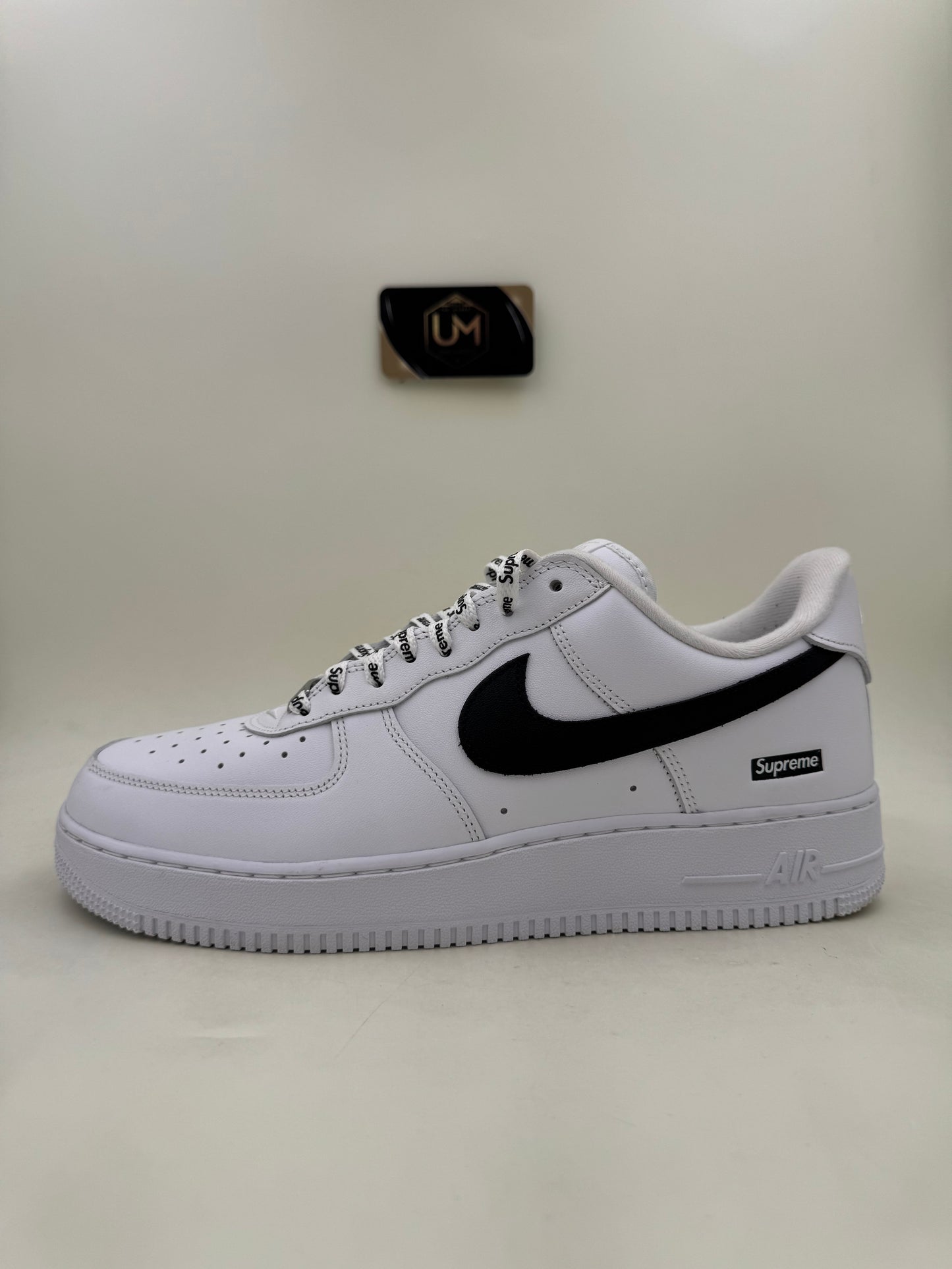 Supreme x Nike Air Force 1 Low ‘Box Logo - White Black’ | Size 10.5