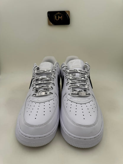 Supreme x Nike Air Force 1 Low ‘Box Logo - White Black’ | Size 10.5