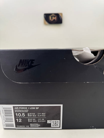 Supreme x Nike Air Force 1 Low ‘Box Logo - White Black’ | Size 10.5