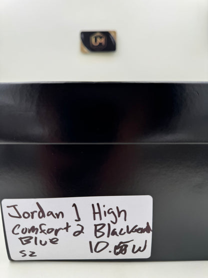Jordan 1 High Comfrt 2 'Blackend Blue' | Size 10.5W