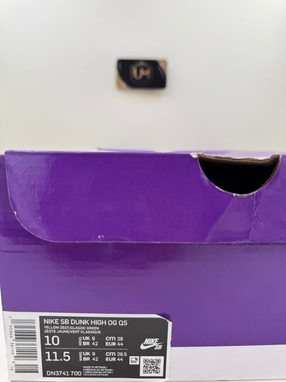 Supreme x Nike Dunk High SB ‘By Any Means - Brazil’ | Size 10