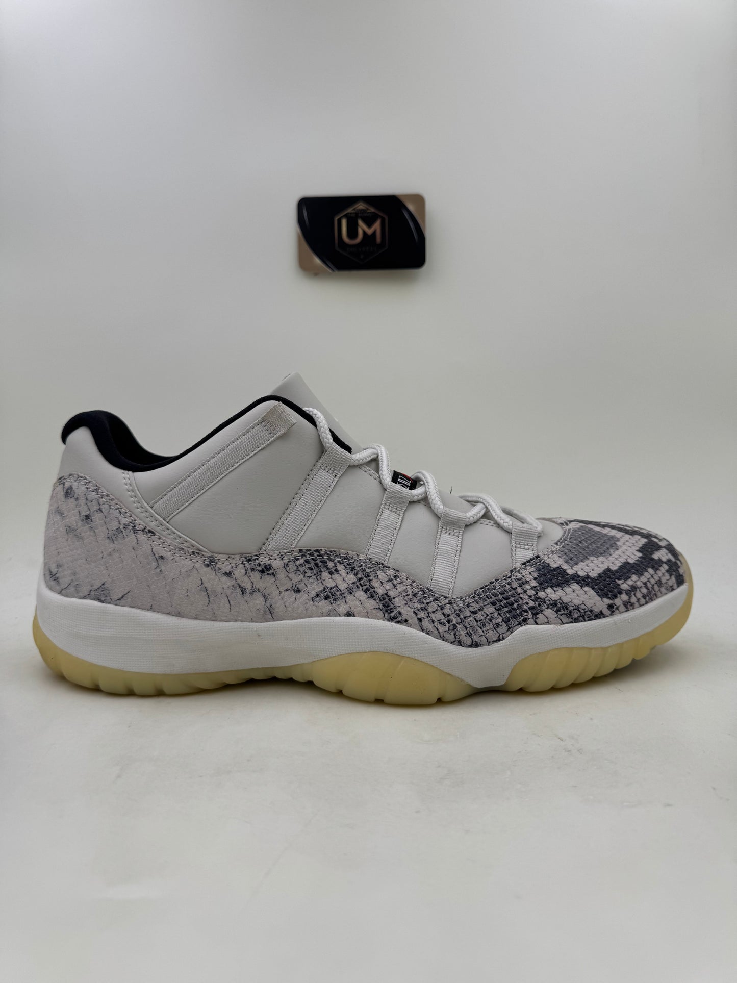 Jordan 11 Low ‘Light Bone Snakeskin’ | Size 14