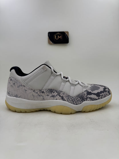 Jordan 11 Low ‘Light Bone Snakeskin’ | Size 14