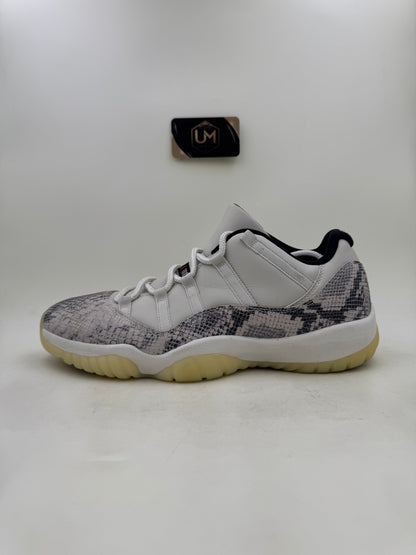 Jordan 11 Low ‘Light Bone Snakeskin’ | Size 14