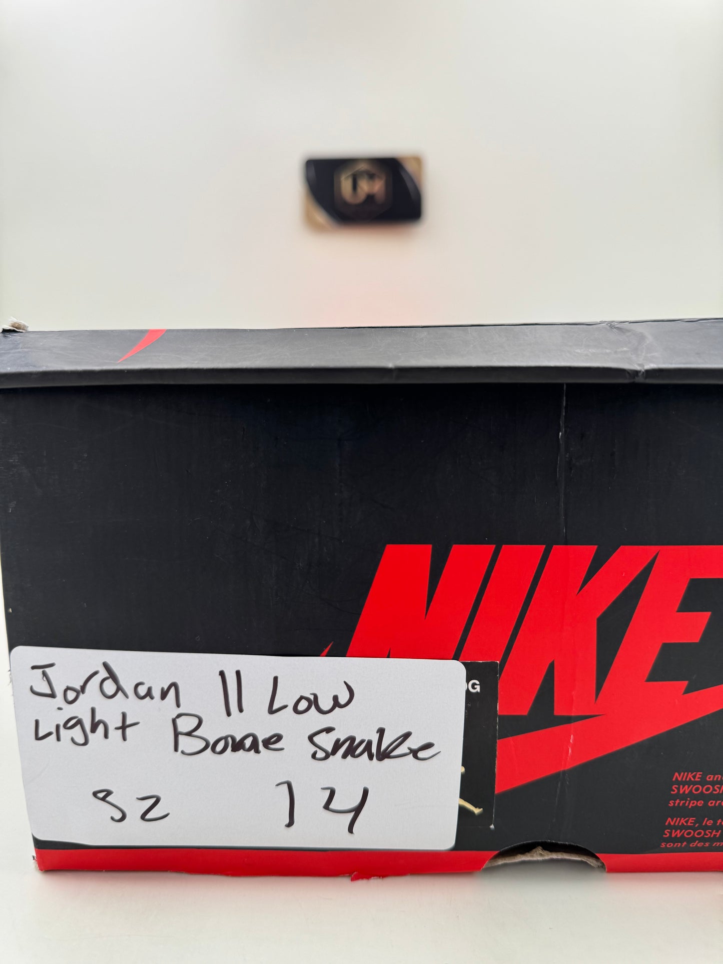 Jordan 11 Low ‘Light Bone Snakeskin’ | Size 14