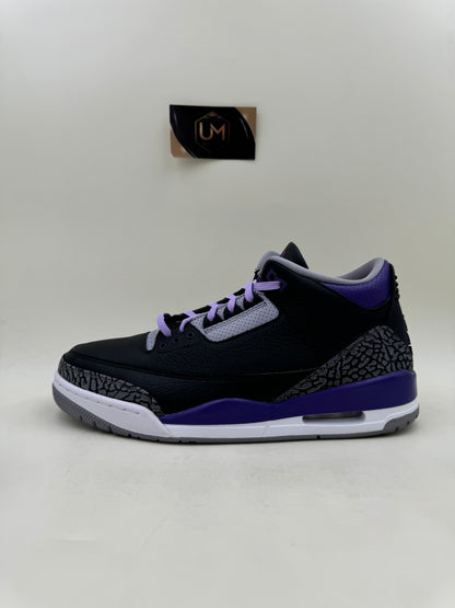 Jordan 3 'Court Purple' | Size 10