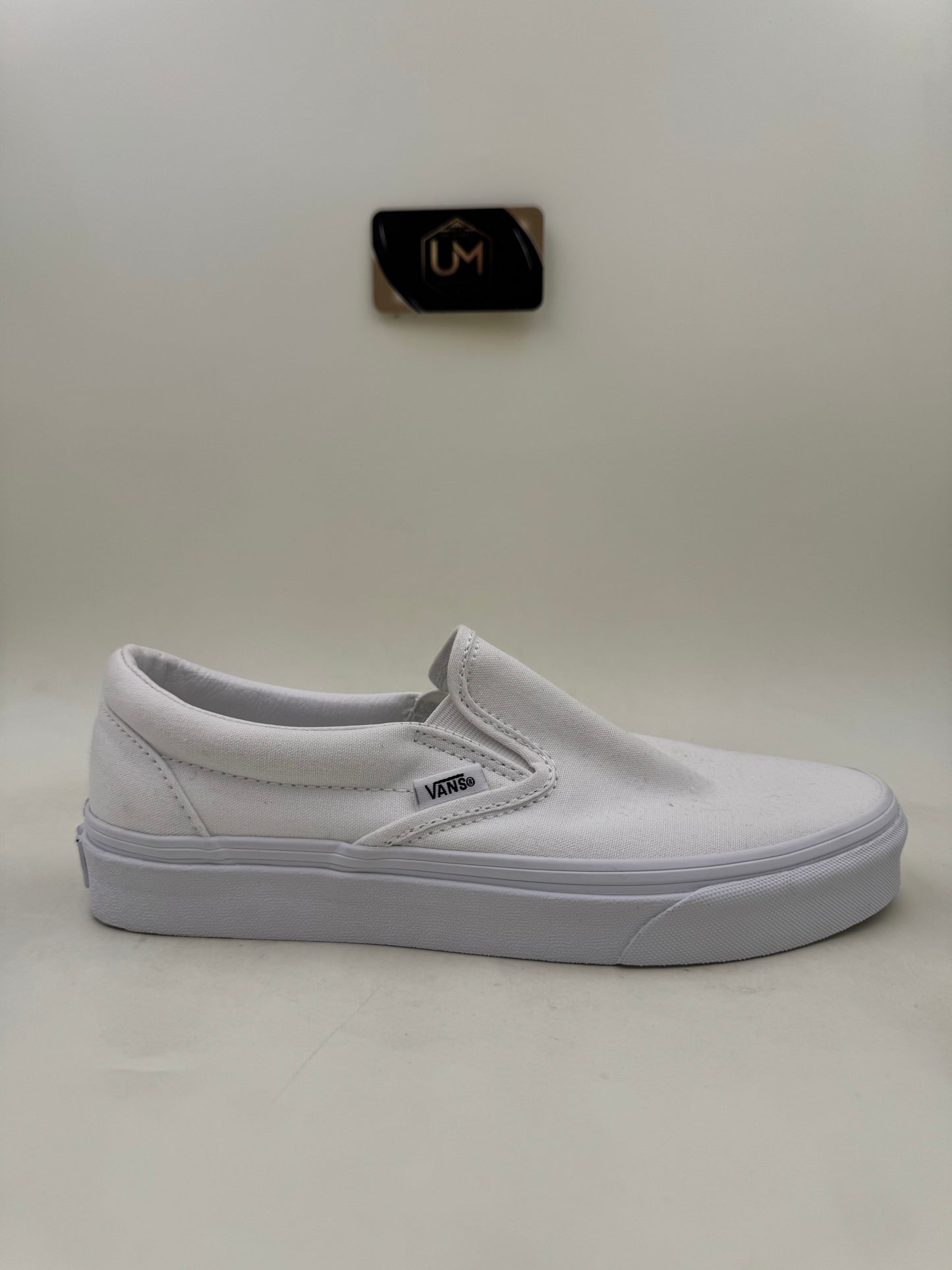Vans Classic Slip-On Wide ‘Canvas - True White’ | Size 7