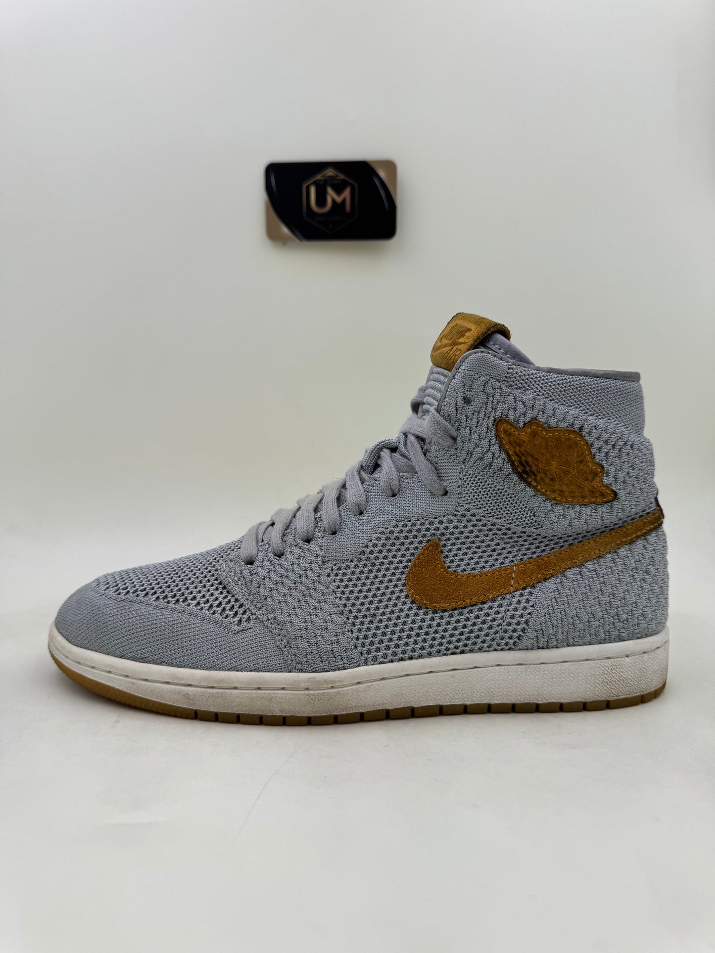 Jordan 1 High Flyknit ‘Wolf Grey’ | Size 8
