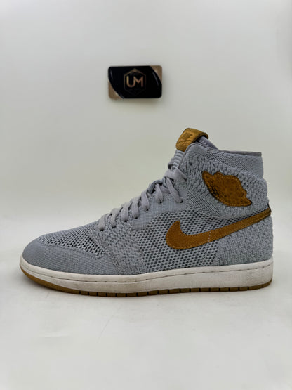 Jordan 1 High Flyknit ‘Wolf Grey’ | Size 8