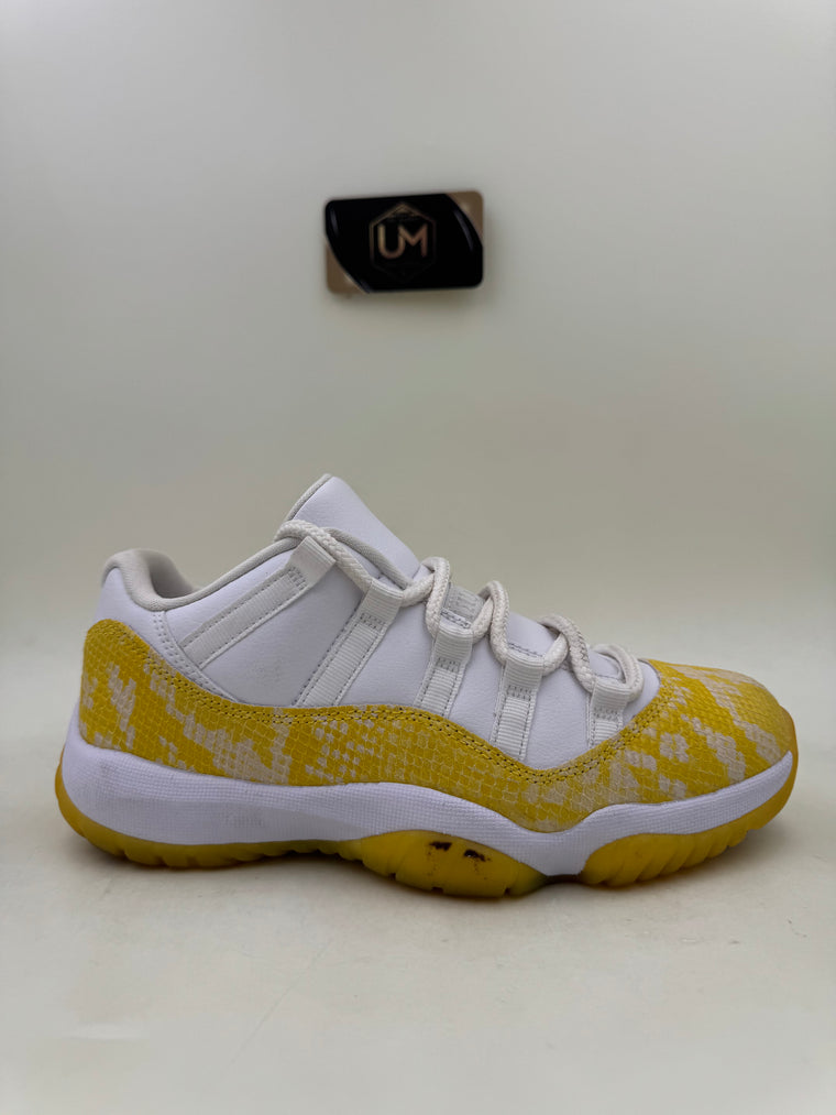 Jordan 11 Low 'Yellow Snakeskin'