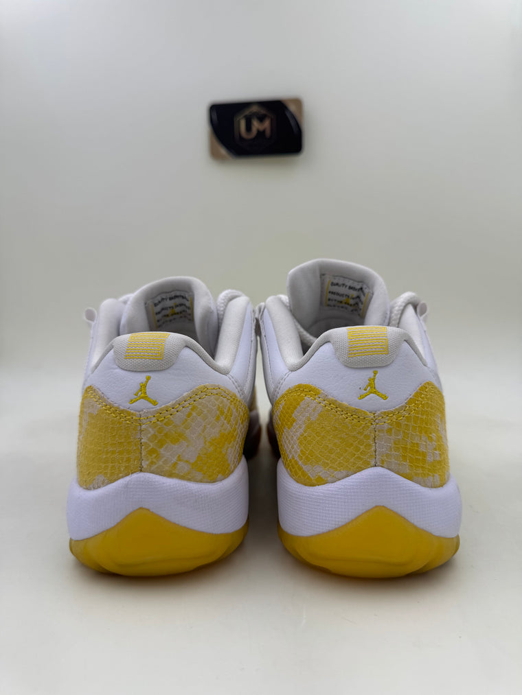 Jordan 11 Low 'Yellow Snakeskin'