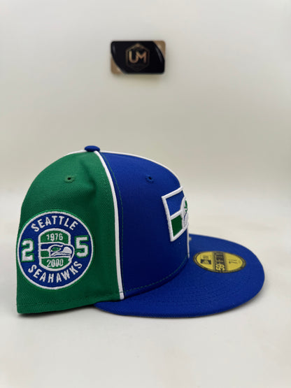 Seattle Seahawks New Era Fitted Cap | Size 7 & 3/8th