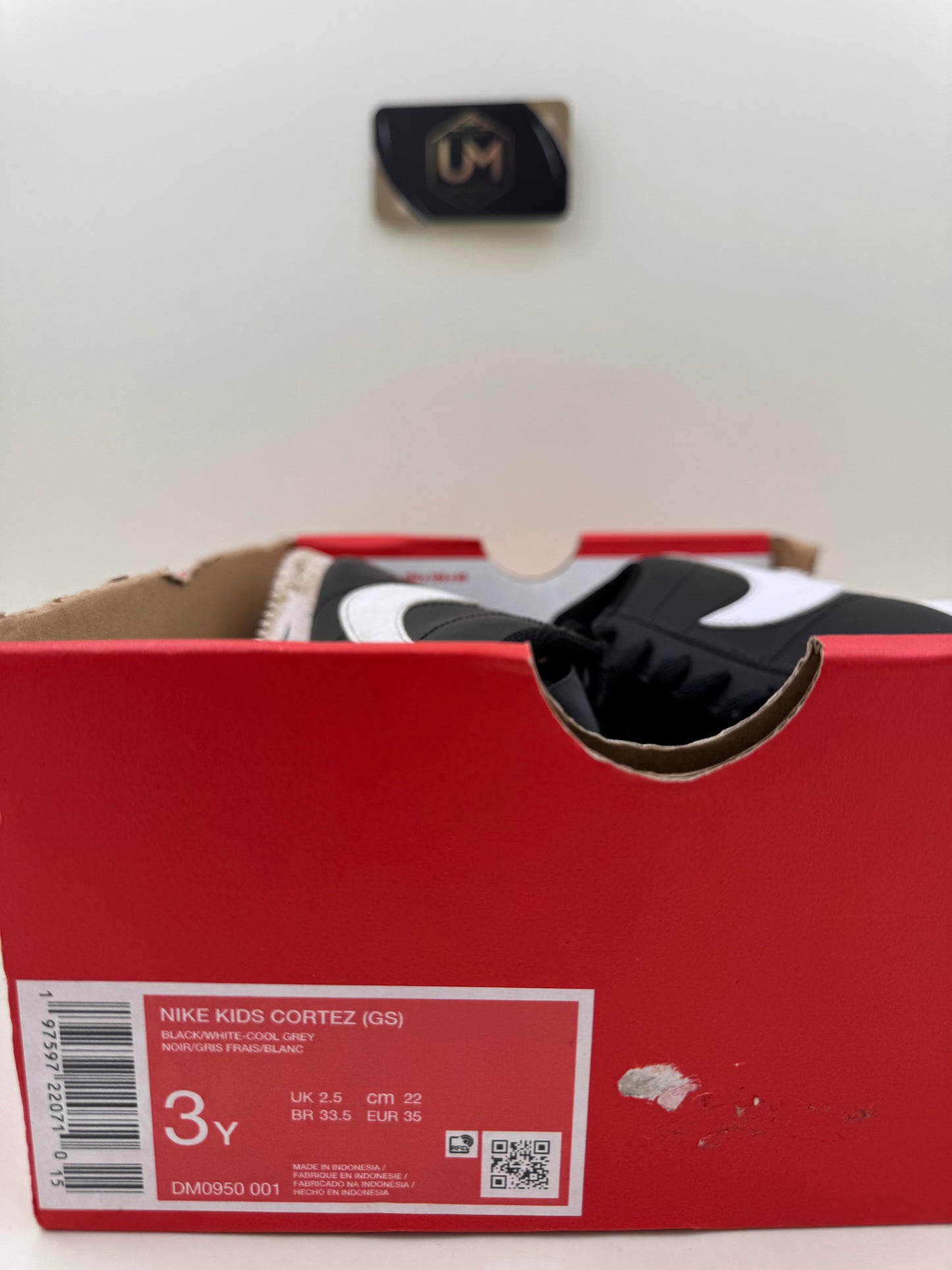 Nike Cortez ‘Black White’ | Size 3Y
