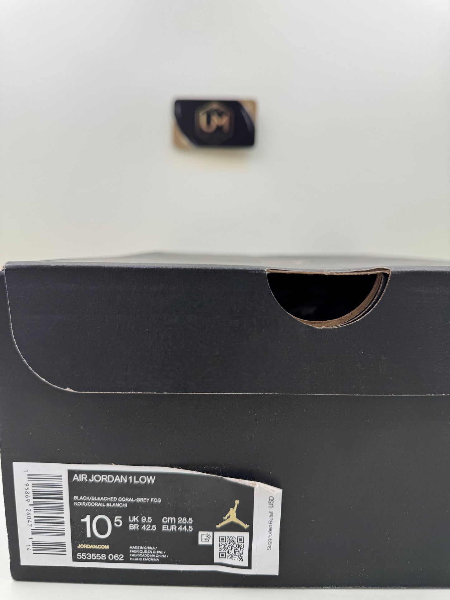 Jordan 1 Low ‘Grey Fog Bleached Coral’ | Size 10.5
