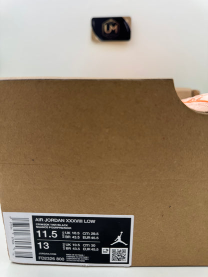 Jordan 38 Low ‘Crimson Tint’ | Size 11.5