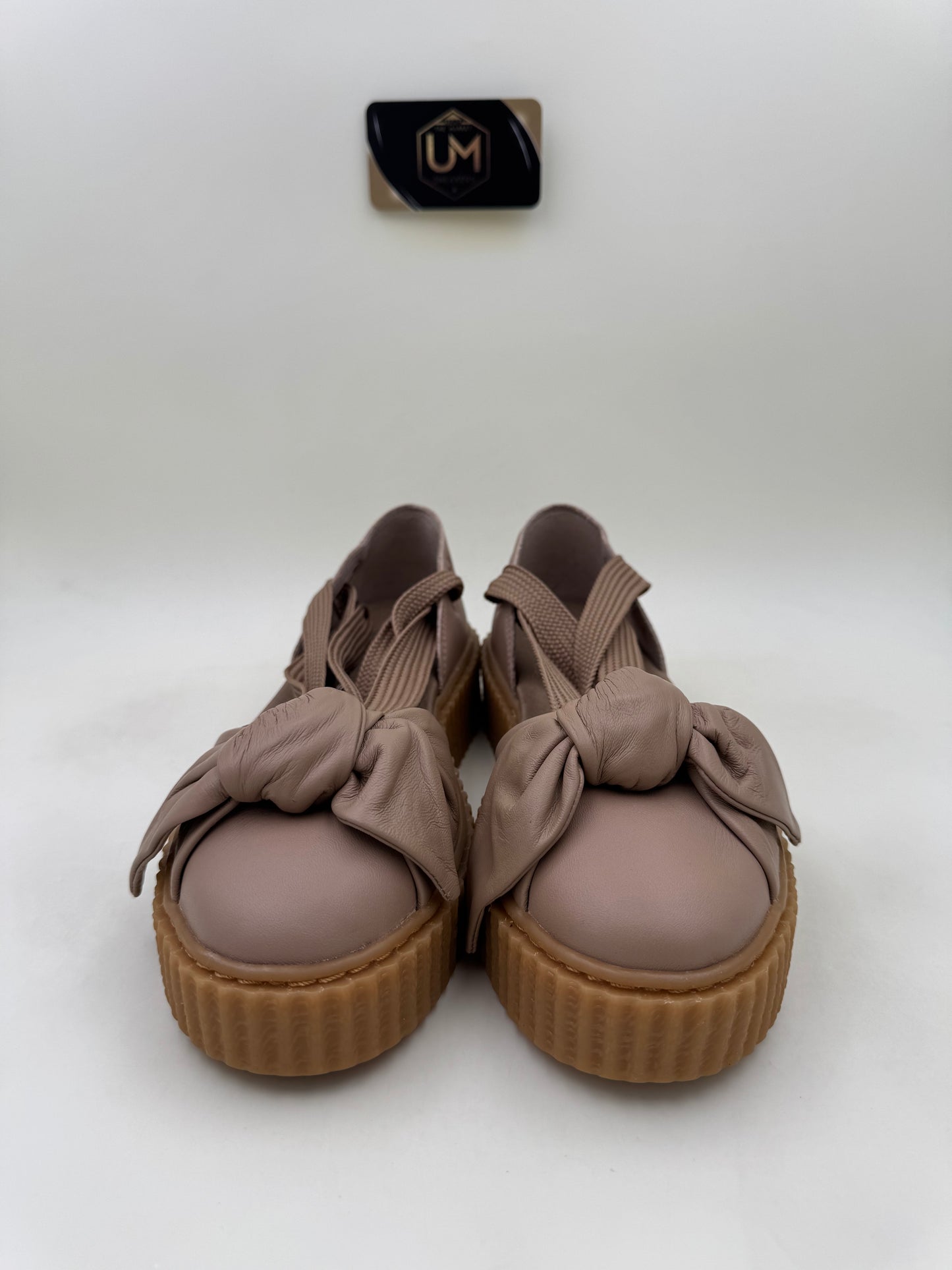 Fenty Rihanna Natural x Bow Creeper Sandal | Size 5W