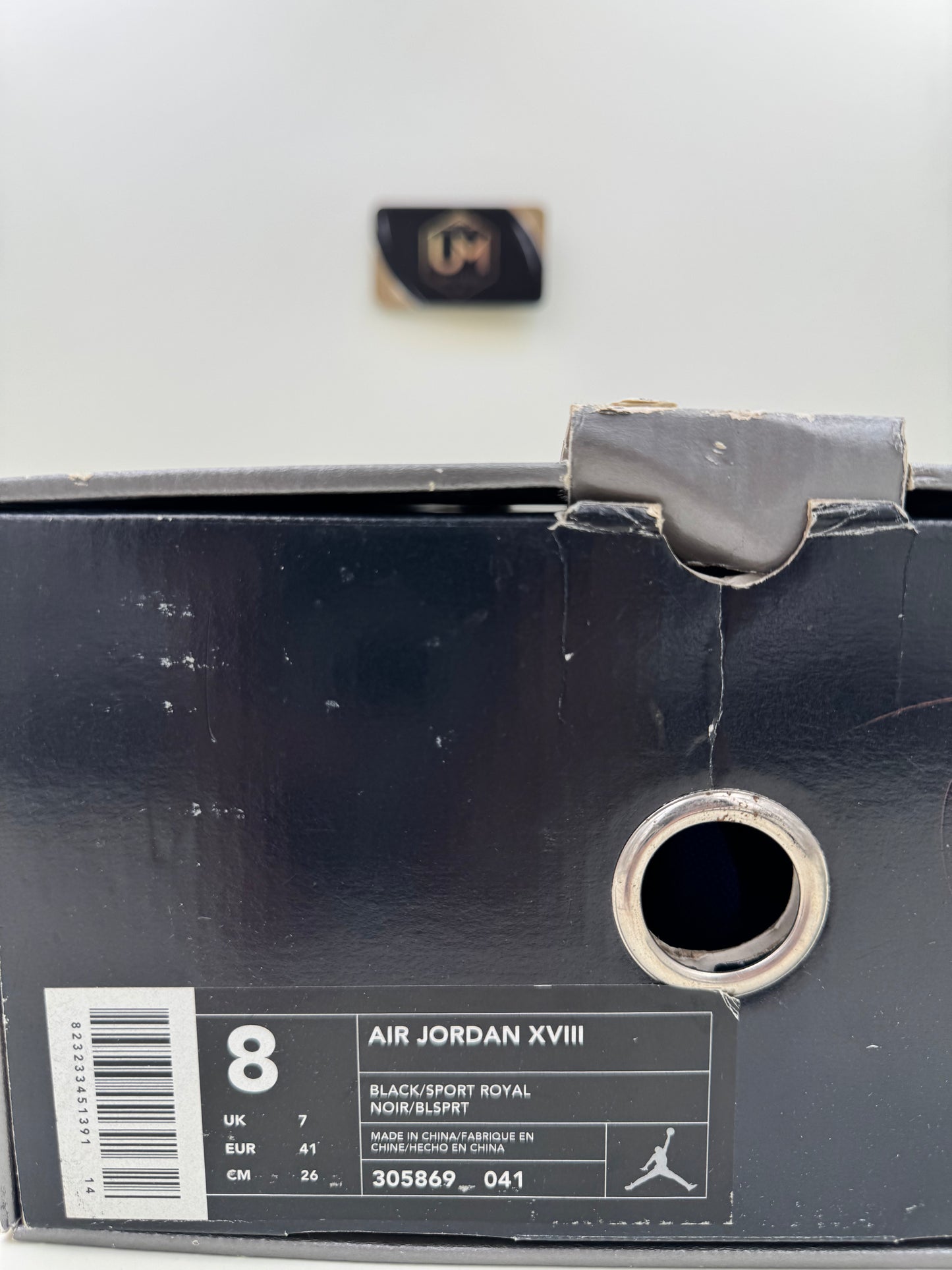 Jordan 18 ‘Black Sport Royal’ | Size 8