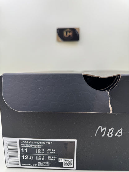 Nike Kobe 8 TB Promo ‘Wolf Grey Black’ | Size 11