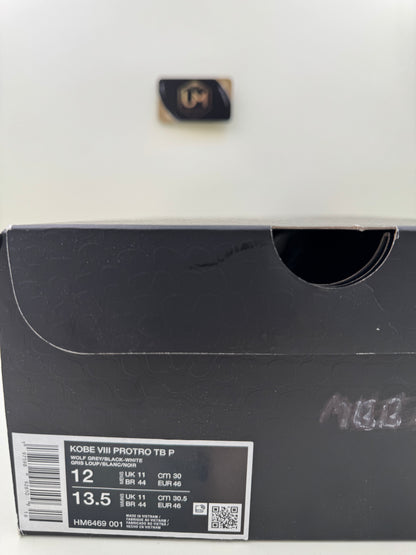 Nike Kobe 8 TB Promo ‘Wolf Grey Black’ | Size 12